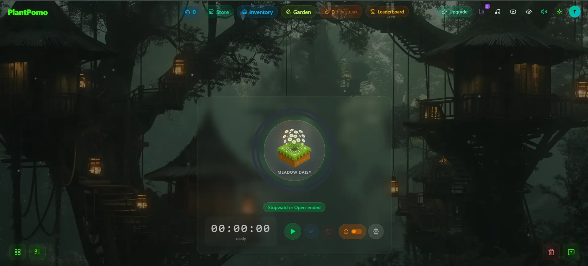 YouTube & Background Music UI